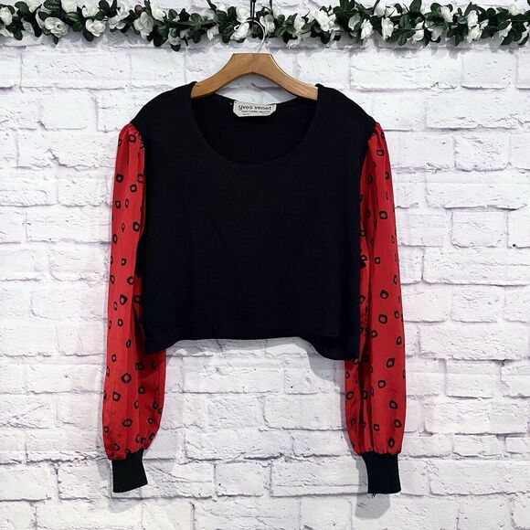 VINTAGE YVES VENET 80s/90s Retro Knit Sweater Size Large Pullover - Picture 1 of 8